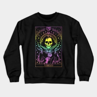 Zodiac sign tarot card Virgo Crewneck Sweatshirt